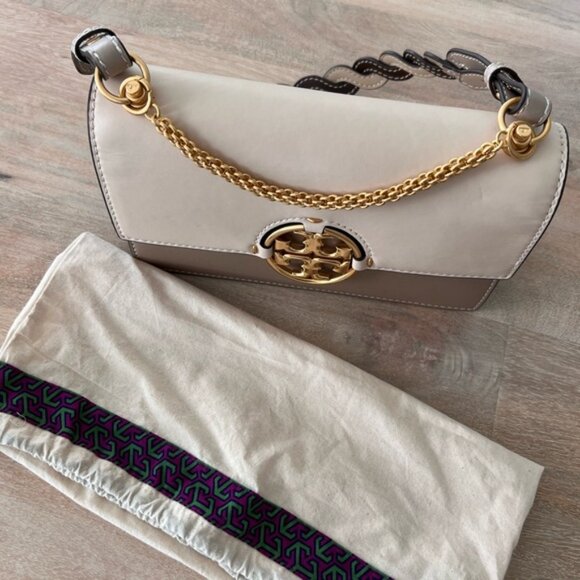 Tory Burch Miller Shoulder Bag Cream - Picture 5 of 8